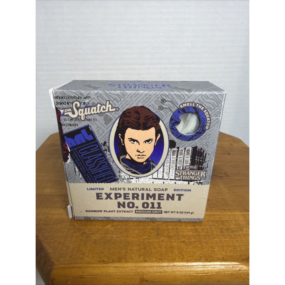 Dr.‎ Squatch Stranger Things Bar Soap Limited Edition - NEW